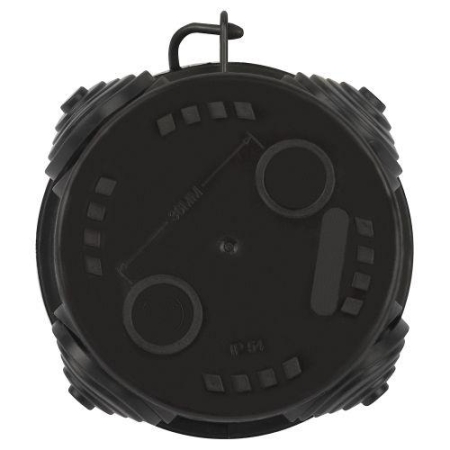 Коробка распаячная ОП 65х40мм с гермовводами 4 входа IP54 черн. KOR-65-40-4g-B Эра Б0061799