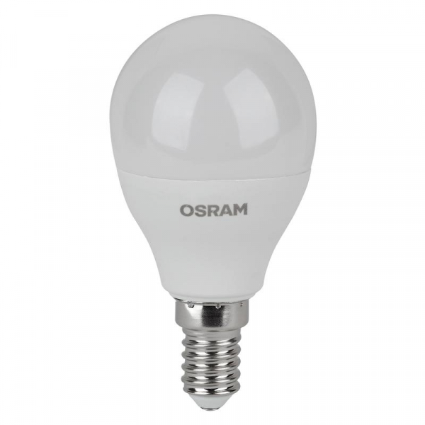 Лампа светодиодная LED Value LVCLP60 7SW/830 7Вт шар матовая E14 230В 2х5 RU (уп.5шт) OSRAM 4058075578104