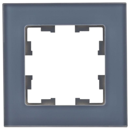 Рамка 1-м BRITE РУ-1-2-Бр стекло маренго матов. IEK BR-M12-G-31-K35