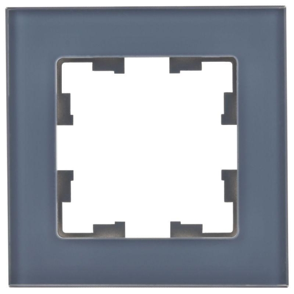 Рамка 1-м BRITE РУ-1-2-Бр стекло маренго матов. IEK BR-M12-G-31-K35