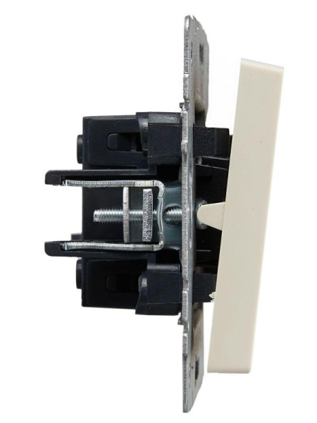 Выключатель 1-кл. СП BRITE ВС10-1-1-БрКр 10А с индик. механизм беж. IEK BR-V10-1-10-K10