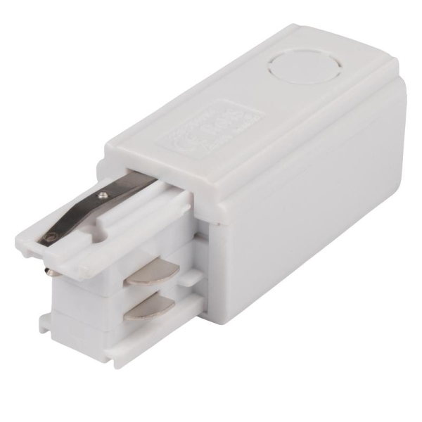 Аксессуар к шинопроводу трехфазному 3P PTR EC-WH Right правый Pro+ бел. JazzWay 5062917