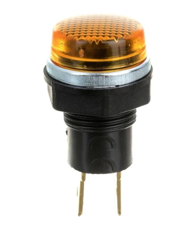 Арматура сигнальная 14мм с лампой 24В желт. EMAS S140NS2