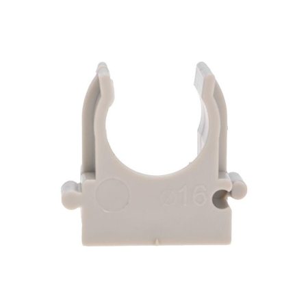 Держатель для труб (клипса) d16мм для монтажного пистолета сер. Rexant 28-0416-1