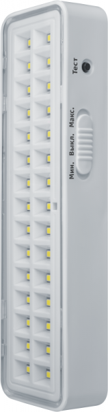 Светильник светодиодный 95 286 NEF-16 2Вт 100лм 110-240В IP40 акк. Li-Ion 500мА.ч аварийно-эвакуационный NAVIGATOR 95286