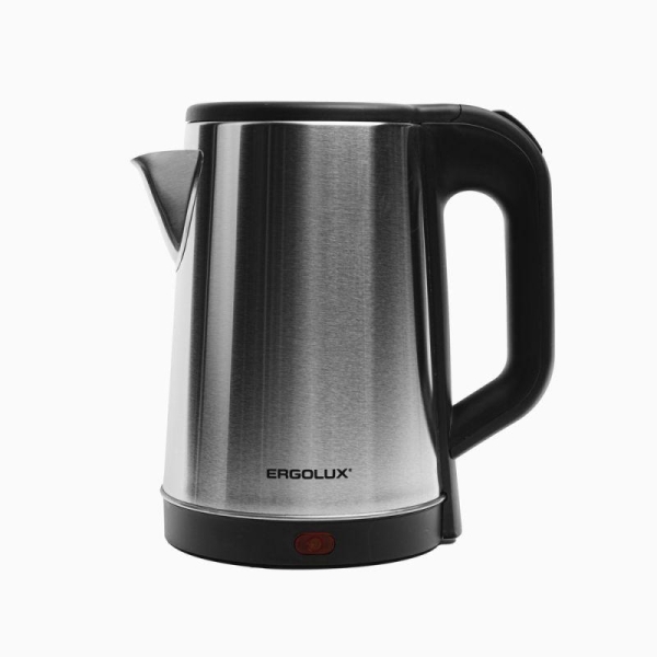 Чайник ELX-KS08-C72 ПРОМО нерж. сталь 1.8л 220-240В 1600Вт Ergolux матов./черн. 14924