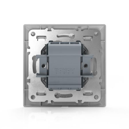 Переключатель проходной 1-кл. СП AVA 10А IP20 в сборе бел. TOKOV LIGHTTKL-AV-P1F-C01