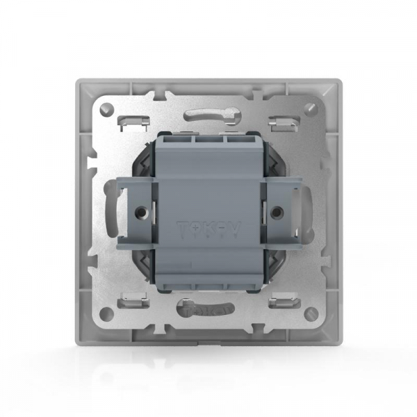 Переключатель проходной 1-кл. СП AVA 10А IP20 в сборе бел. TOKOV LIGHTTKL-AV-P1F-C01