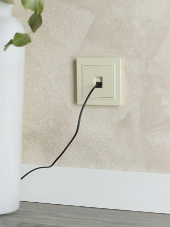 Розетка компьютерная СП RJ45 кат.5E BRITE РК10-БрКр механизм беж. IEK BR-K10-1-K10