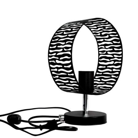 Светильник "Дакар" ННБ 63-60-020 (ИМ) настольный шнур черн. черн. муар Элетех 1005405058