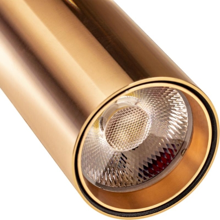 Светильник трековый подвес светодиодный ARTLINE 40х40х300мм 12Вт 960Лм 4000К 230В алюм. 6.4кв.м черн./зол. Ritter 59711 1