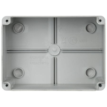 Коробка распаячная ОП 150х110х85 IP55 КМ41262 сер. IEK UKO11-150-110-085-K41-55S