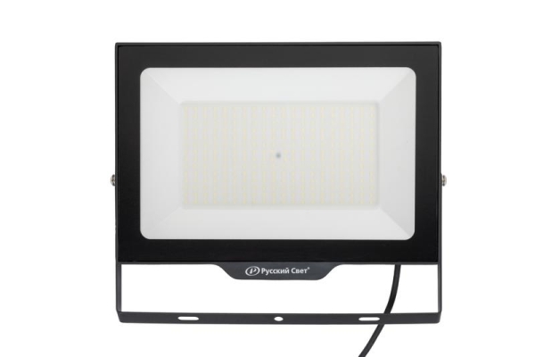 Прожектор светодиодный СДО FL 10 C 200W VW 840 BK CL 397х290х31.5мм 200Вт 4000К IP65 уличный черн. Русский Свет 15081023281