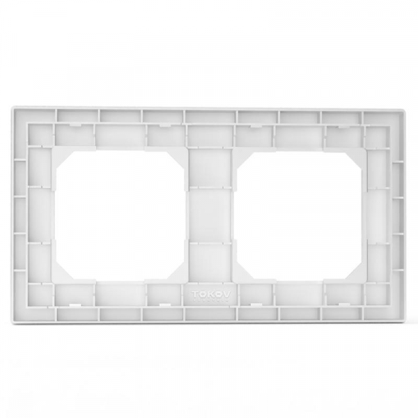 Рамка 2-м Pixel универс. бел. TOKOV ELECTRIC TKE-PX-RM2-C01