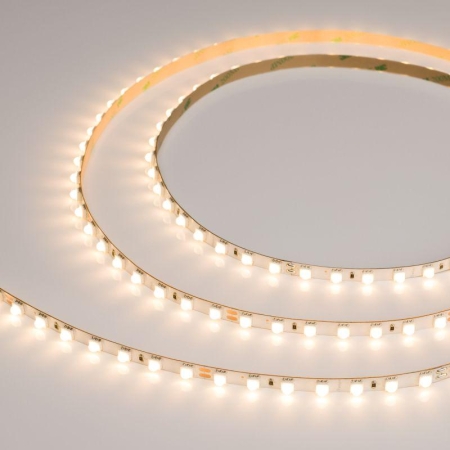 Лента светодиодная FLT-B70-8mm 24V Warm 2700К 15.5Вт/м IP20 45deg открыт. (уп.5м) Arlight 043812