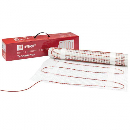 Комплект "Теплый пол" (мат) двухжил. 150Вт 1кв.м "Уют" PROxima EKF nm2-150-1