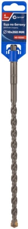 Бур по бетону Profi двойн. резьба SDS-Plus 10х260мм Cutop 40-10260