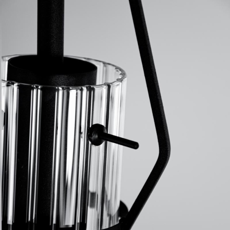 Светильник "Вираж" 211 (плафон 0016) НСБ 01-60-189 Е27 [ИМ] подвесной черн. Элетех 1005405276