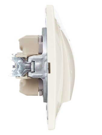 Выключатель 1-кл. СП Кварта 10А IP20 ВС10-1-1-ККм с индикацией крем. GENERICA EVK11-K33-10-DM