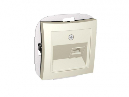 Розетка компьютерная СП Дуэт RJ45 кат.5E механизм беж. SchE WDE000283