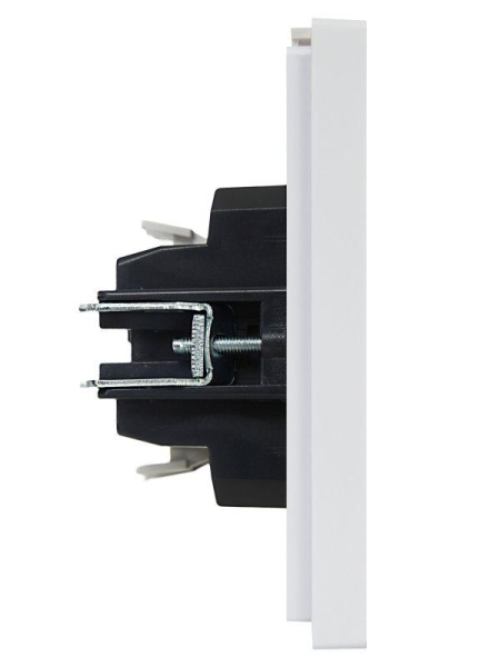 Выключатель проходной 1-кл. СП FORTE&PIANO 10А FP204 с индикацией бел. IEK FP-V12-1-10-1-K01