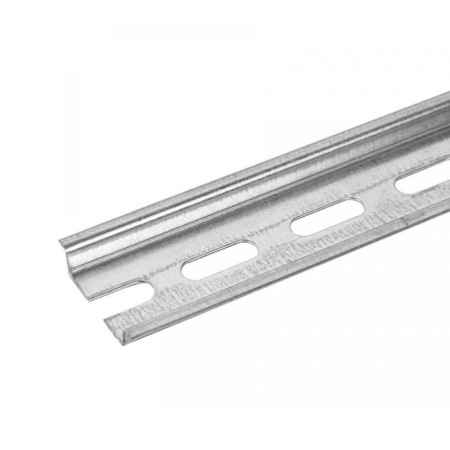 DIN-рейка перфорированная L225 0.8мм оцинк. (уп.10шт) Промрукав PR08.25054