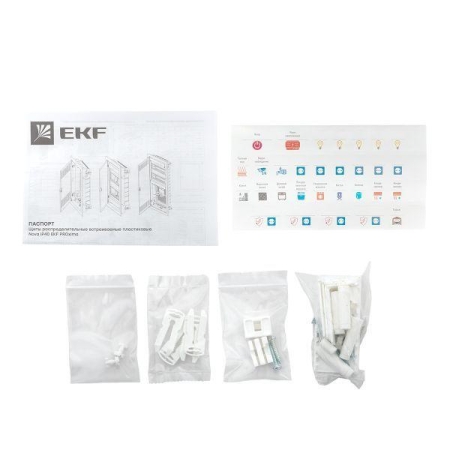 Щит слаботочный встраив. Nova 2 габарит IP41 с метал. перфорированной дверью EKF nv-mb-pmd-2