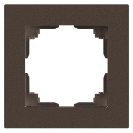 Рамка 1-м СП Accent 6-501-08 бронза Intro Б0063765