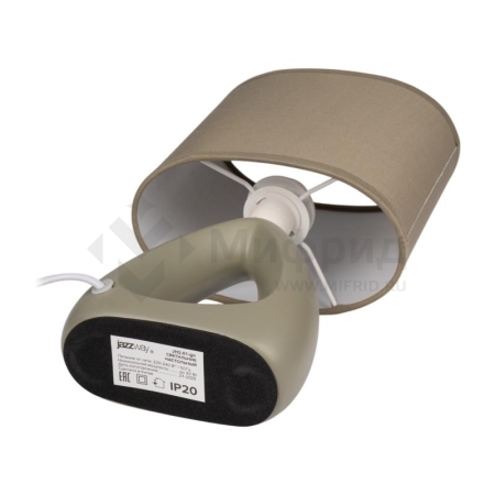 Светильник настольный JH2-01-gn E14 IP20 170х100х300мм керамика; ткань; PVC-пластик зел. JazzWay 5062283