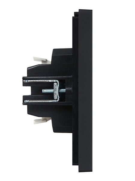 Выключатель 1-кл. СП FORTE&PIANO 10А FP102 с индикацией черн. IEK FP-V10-1-10-1-K02