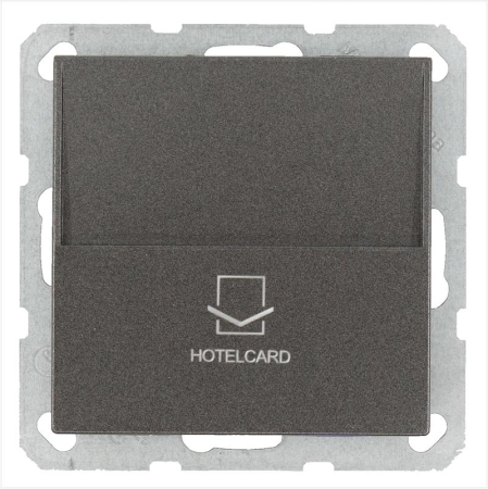 Выключатель карточный 10А IP20 отельный механизм мокко Jasmart G6209Z