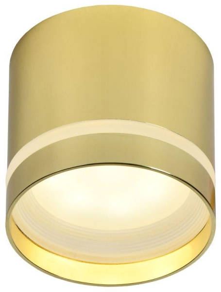 Светильник 4016 накладной потолочный под лампу GX53 золото IEK LT-UPB0-4016-GX53-1-K22