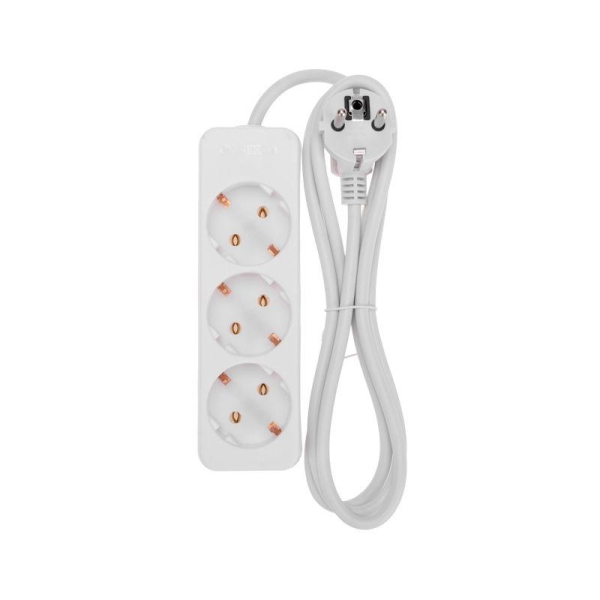 Удлинитель 3х1.5м с заземл. 3х0.75 бел. PROCONNECT 13-4208
