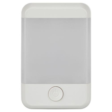 Светильник светодиодный NN-624-SW-W ночник в розетку с выключателем бел. ЭРА Б0057214