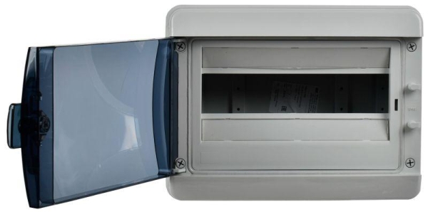 Корпус КМПн-12 TEKFOR IP65 черн. прозр. дверь пластик. IEK TF5-KP72-N-12-65-K03-K02