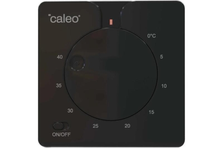 Терморегулятор C430 black встраиваемый аналоговый 3.5кВт CALEO 0К-00000791