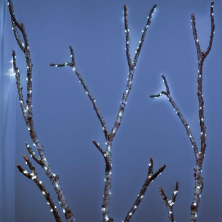 Гирлянда светодиодная "Нить" 100м 1000microLED холод. бел. IP44 220В ENIN-1000W Эра Б0060430