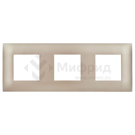 Рамка 3-м SKANDY SK-F03Sa песочн. IEK SK-M32-K98