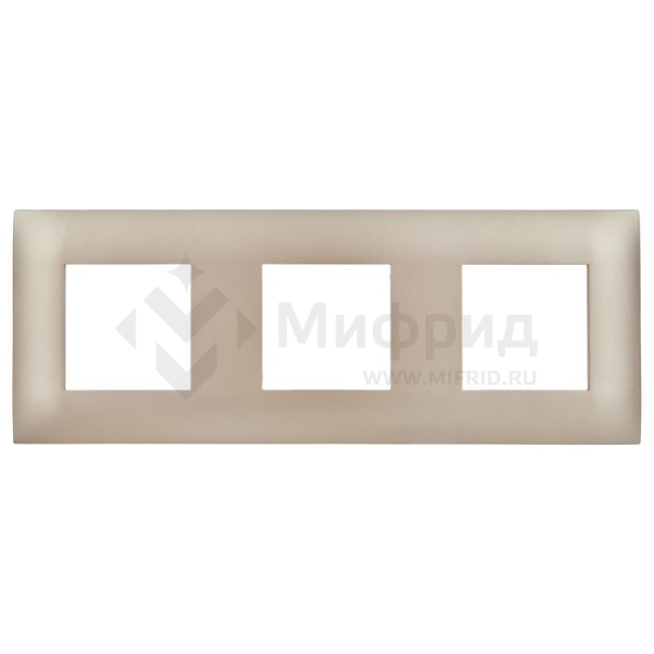 Рамка 3-м SKANDY SK-F03Sa песочн. IEK SK-M32-K98