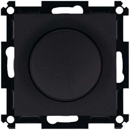 Светорегулятор поворотно-нажимной универс. (диммер) 3-500Вт LED 3-250Вт HV - 500Вт механизм бел. Jasmart G4012PB-500RV