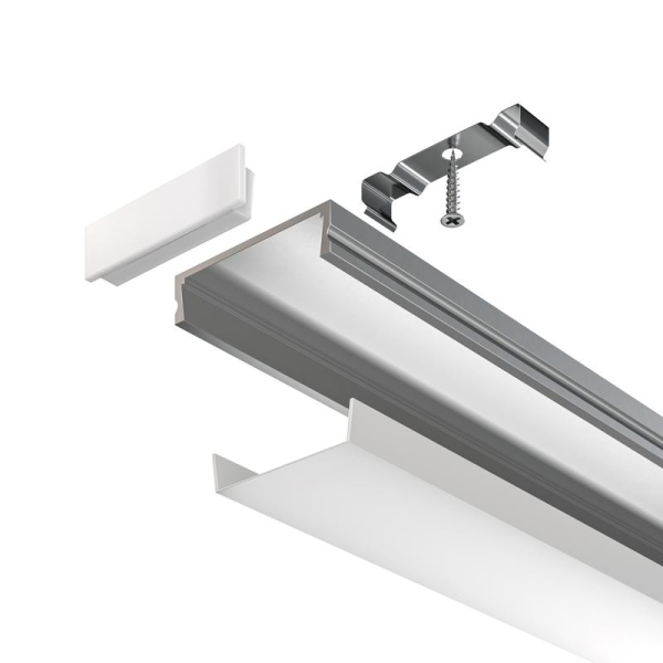 Профиль накладной 24х6 алюм. Maytoni ALM002S-2M