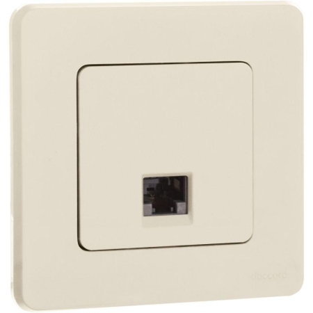 Розетка компьютерная Inspiria RJ45 кат.5E UTP сл. кость IEK 673826