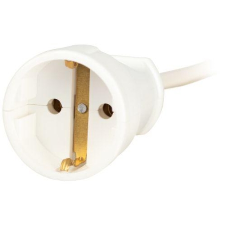 Удлинитель-шнур 1х3м с заземл. 10А IP20 UX-1е-3m ПВС 3х0.75 Эра Б0039817