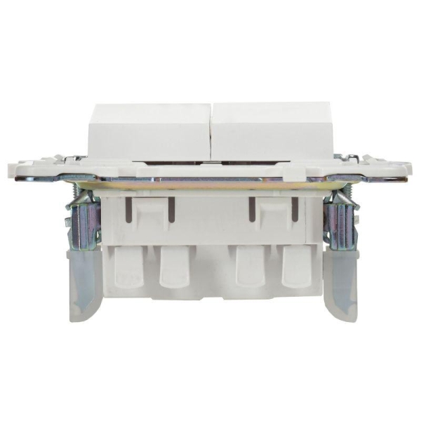 Выключатель проходной 2-кл. SKANDY 10А SK-V05W арктич. бел. IEK SK-V22-0-10-K01