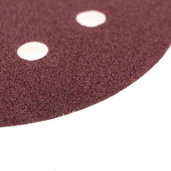 Диск абразивный на ворсовой основе на липучке перфорир. P80 125мм (уп.10шт) Kranz KR-91-1166
