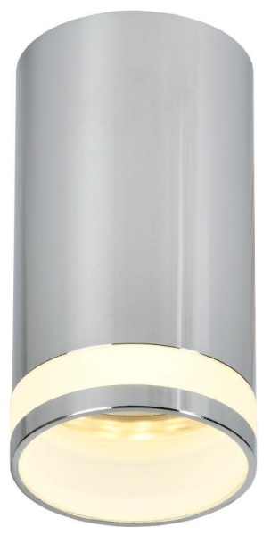 Светильник 4005 накладной потолочный под лампу GU10 хром IEK LT-UPB0-4005-GU10-1-K23