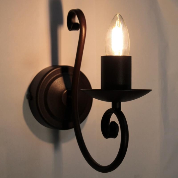 Светильник НББ 01-60-153 "Вилла" 511 E27 матов. корич. (инд. упак.) Элетех 1005404577