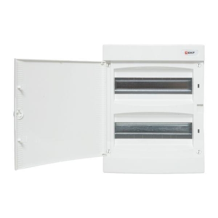 Щит распределительный навесной Unix 2х12мод. IP41 бел. дверь PROxima EKF ux-2x12-nw
