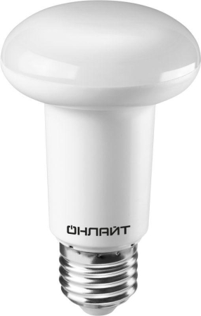 Лампа светодиодная 71 653 OLL-R63-8-230-2.7K-E27 8Вт 2700К тепл. бел. E27 800лм 176-264В ОНЛАЙТ 71653
