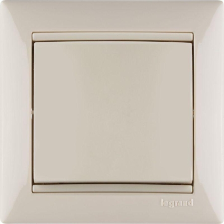 Переключатель проходной 1-кл. СП Valena 10А IP31 250В механизм сл. кость IEK 774306